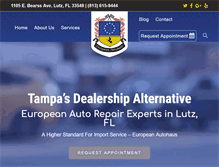 Tablet Screenshot of europeanautohausinc.com